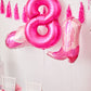Cowgirl Boot Foil Balloon