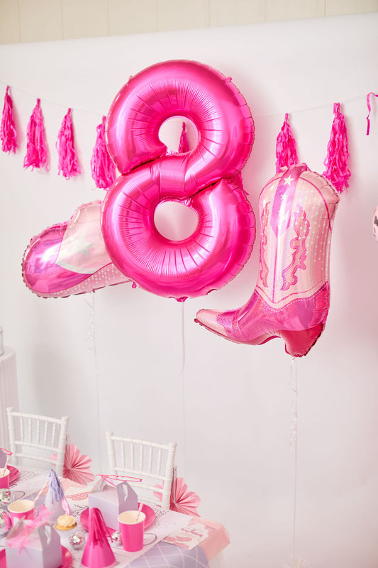 Cowgirl Boot Foil Balloon